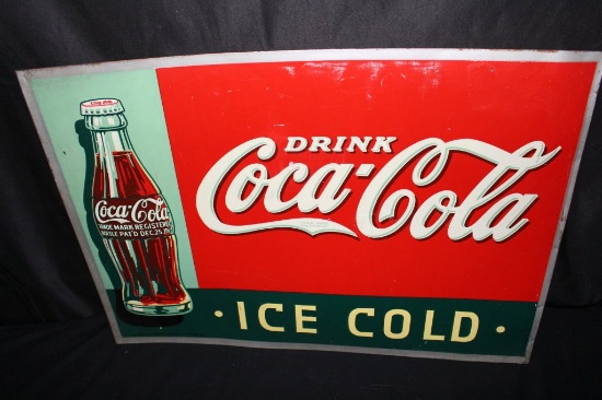 PAT DEC 25 1923 ICE COLD COCA COLA SODA POP SIGN