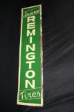 REMINGTON INSURED TIRES TIN SIGN