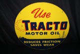 TRACTO MOTOR OIL SIGN DOUBLE SIDED