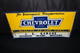 CHEVROLET DEALER TIN SIGN JEFFERSON ISLAND MONTANA