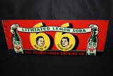 DOUBLE EAGLE BOTTLING LITHIATED 66 SODA POP SIGN