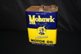 MOHAWK REFINING CO NEWARK NJ  2 GALLON OIL CAN