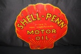 SHELL PENN MOTOR OIL TRUCK SIGN