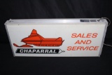 CHAPARRAL SNOWMOBILES SALES & SERVICE SIGN