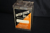 INTERSTATE OIL CO 1/2 GAL OIL CAN KANSAS CITY MO