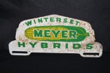 MEYER HYBRID SEED CORN LICENSE PLATE TOPPER