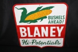 BLANEY HYBRID SEED CORN TIN FARM SIGN