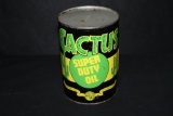 RARE SOUTHWESTERN PETROLEUM CO CACTUS OIL CAN