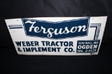 FERGUSON TRACTORS & IMPLEMENTS OGDEN UTAH TIN SIGN