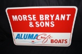 NOS ALUMACRAFT BOATS TIN SIGN