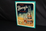 DRINK BARQS ROOT BEER TIN SIGN