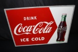 NOS DRINK COCA COLA  ICE COLD SODA POP COKE SIGN