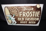 DRINK FROSTIE ROOT BEER SODA POP TIN SIGN