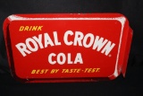 DRINK RC ROYAL CROWN COLA SODA POP FLANGE SIGN