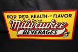 FOR PEP HEALTH & FLAVOR MILWAUKEE BEVERAGES SIGN