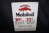 GARGOYLE MOBILOIL VACUUM OIL CO TIN SIGN