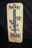 NORWAY ANTIFREEE THERMOMETER TIN SIGN