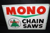 MONO CHAINSAWS CHAINSAW CHAIN SAW TIN SIGN