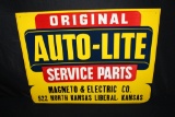 ORIGINAL AUTOLITE SERVICE PARTS SIGN LIBERAL KS