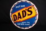 YOU'LL LOVE DADS ROOT BEER BOTTLE CAP TIN SIGN