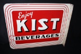 ENJOY KIST BEVERAGES SODA POP FLANGE SIGN