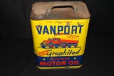 NU WAY OIL CO PORTLAND OR VANPORT 2 GAL OIL CAN