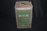 VALVOLINE OIL COMPANY 5 GAL OIL CAN