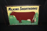 MILKING SHORTHORNS DAIRY CATTLE FARM SIGN