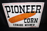 PIONEER HYBRID SEED CORN TIN FARM SIGN