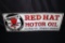 RARE RED HAT MOTOR OIL TIN SIGN  40