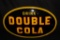 CONVEX DOUBLE COLA SODA POP BUBBLE SIGN