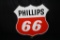 PHILLIPS 66 PORCELAIN GAS STATION SIGN IRON RING