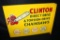 NOS CLINTON CHAINSAWS FLANGE SIGN