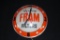 FRAM FILTERS DOUBLE BUBBLE CLOCK SIGN