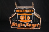 PORCELAIN HEILEMANS OLD STYLE LAGER BEER NEON SIGN