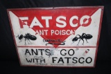 RARE FATSCO ANT POISON SIGN BENTON HARBOR MI