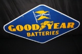 PORCELAIN GOOD YEAR BATTERIES SIGN