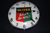 RARE NGCO OLIVER SALES & SERVICE MACHINERY CLOCK