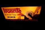 NOS IRONITE IRONER CLOTHES MANGLE MOTION SIGN