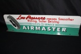 CITIES SERVICE AIRMASTER TIRES TIN RACK SIGN