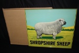 NOS SHROPSHIRE SHEEP LIVESTOCK FARM SIGN