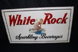 WHITE ROCK SPARKLING BEVERAGES TIN SODA POP SIGN