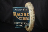 AGENCY FOR RACINE TIRES FLANGE SIGN