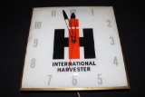 INTERNATIONAL HARVESTER EQUIPMENT CLOCK SIGN