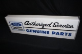 FORD TRACTORS AUTHORIZED SERVICE LIGHTED SIGN