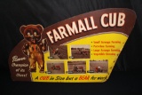 RARE INTERNATIONAL HARVESTER FARMALL CUB SIGN