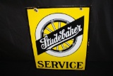 PORCELAIN STUDEBAKER SERVICE SIGN