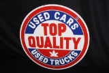 RARE CHRYSLER TOP QUALITY USED CARS & TRUCKS SIGN