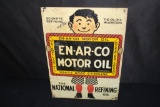 NATIONAL REFINING CO ENARCO MOTOR OIL TIN SIGN