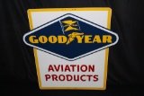 NOS GOODYEAR TIRES AVIATION PRODUCTS SIGN